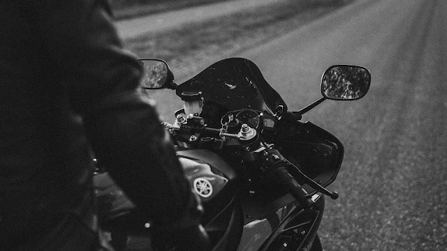 Motorcyclist, Motorcycle, Bike, Rear View