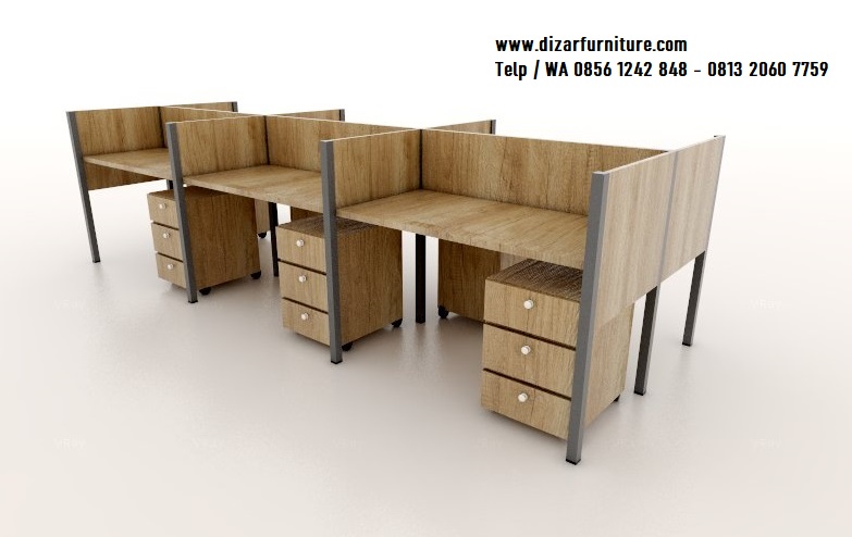 Harga meja Kerja kubikel dizar furniture