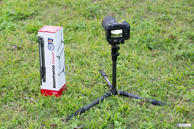 【攝影器材】Manfrotto Element 腳架，輕巧帶你走得更遠 - 最低拍攝高度