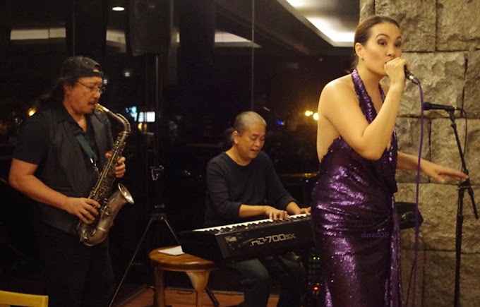 Aliya Parcs jams with the Pete Canzon Trio at Librada Brava gig