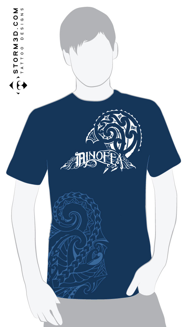 They asked me to design several tshirts with my maori inspired tattoos