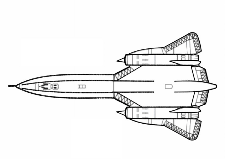 Gambar Mewarnai Pesawat