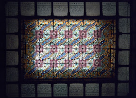 Stained Glass Ceiling At Casa Amatller