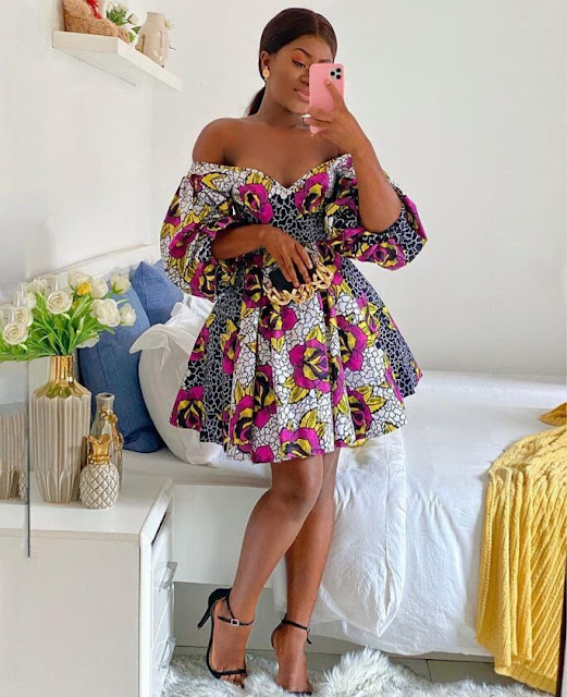 Latest Ankara Short Gown Styles Pictures 2022