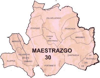 LAS TRES BAILÍAS, maestrazgo, maestre