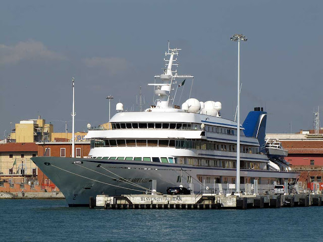 Prince Abdulaziz, yacht della famiglia reale saudita, porto di Livorno