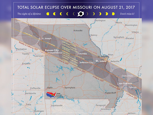 Solar Eclipse 2020 Missouri Map