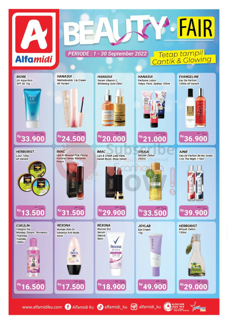 Promo Alfamidi Beauty Fair Terbaru 1 - 30 September 2022