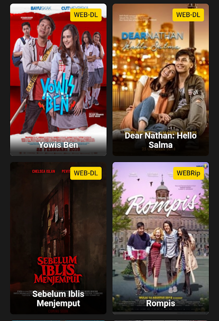 Donwload aplikasi Nonton film movie livetreaming