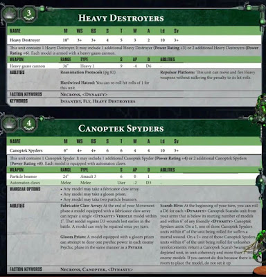 Destructores Pesados Necron