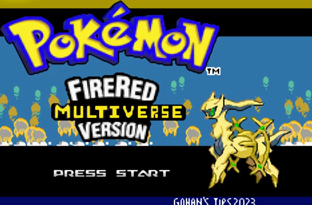 Pokemon Fire Red Multiverse para GBA Imagen Portada