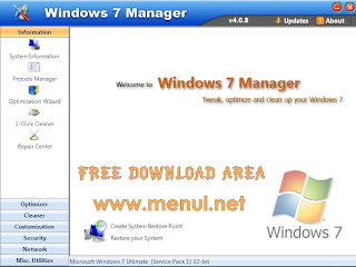 Windows 7 Manager 4.0.8 Full Version