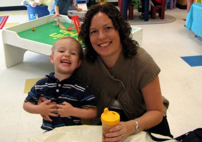 Troy and Deb - Mothers' Day breakfast at daycare