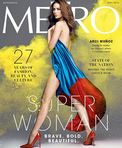 Arci Muñoz Metro May 2016 Super Woman