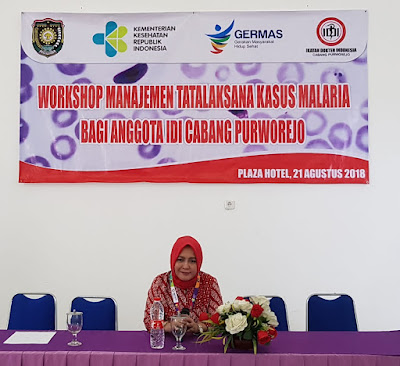 Workshop Manajemen Tatalaksana Malaria Bagi Anggota IDI Cabang Purworejo