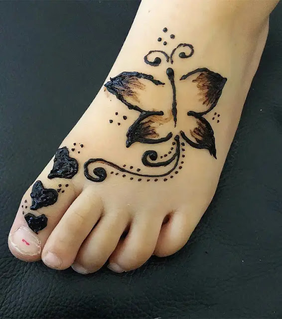 Butterfly Mehndi Design