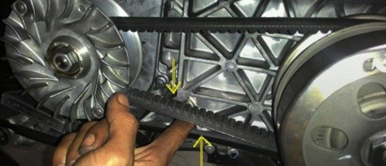 Fan Belt Mengencang - Cara Modifikasi Motor Mio M3 125cc Agar tarikan Mesinya Lebih Ringan