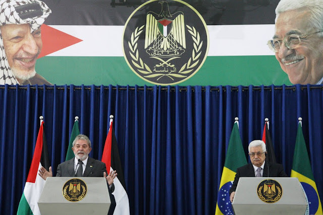 Presidente Lula e Presidente Mahmud Abbas (Abu Mazen)