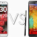 Samsung Galaxy Note 3 vs LG Optimus G Pro -smartphone comparison