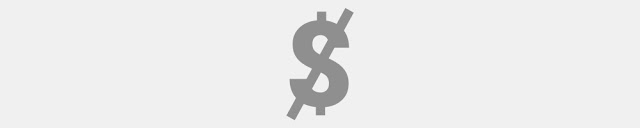 Logo Dollar Garis Miring Monetisasi Facebook
