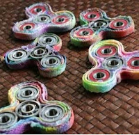 Tie-Dyed Fidget Spinners