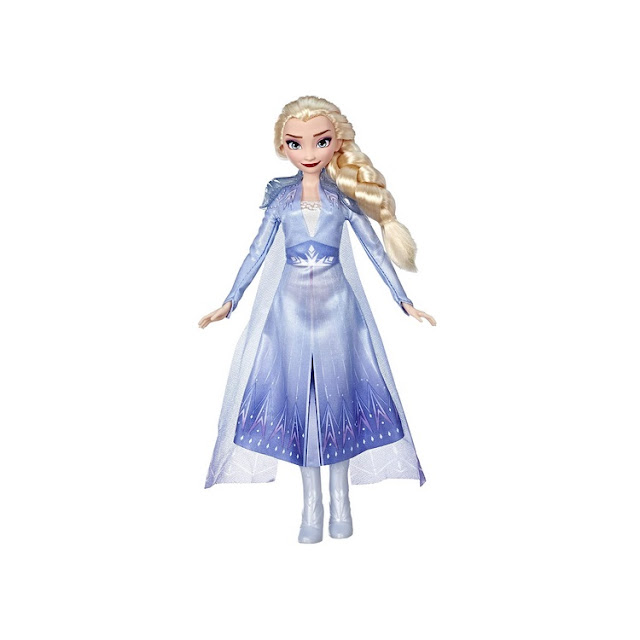 Poupée Disney La Reine des Neiges 2 : Elsa en tenue de voyage.