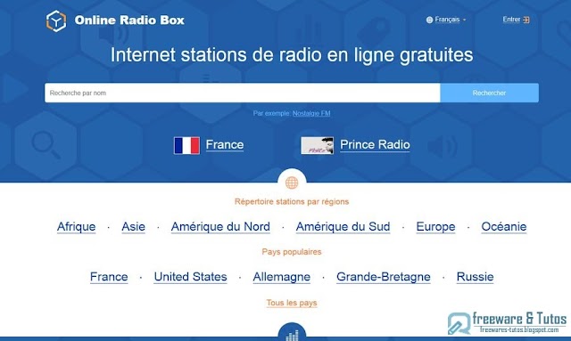 Online Radio Box : écoutez les radios du monde entier gratuitement