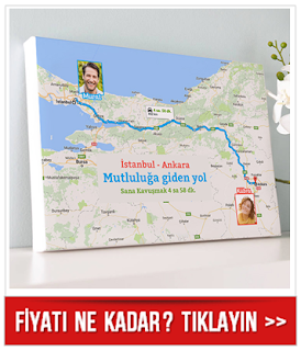 Kişiye Özel Mutluluğa Giden Yol Kanvas Tablo