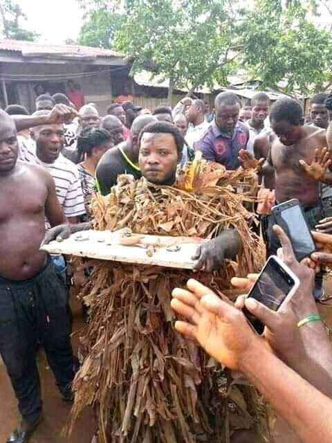 Popular Itigidi Pastor Caught Burying Charms In Itigidi