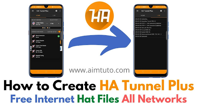 How to Create an HA Tunnel Plus Free Internet Hat File for Any Country Network