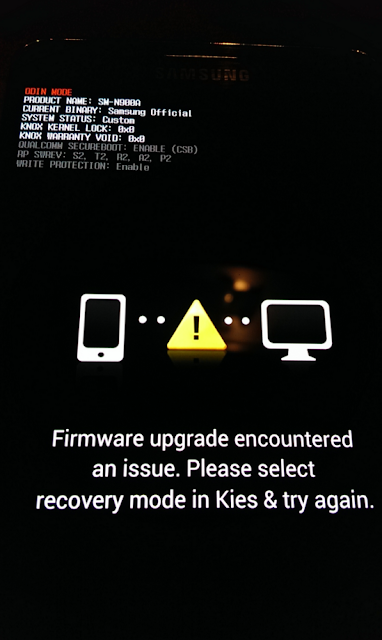 Firmware Upgrade Encountered an Issue Pada Samsung Galaxy