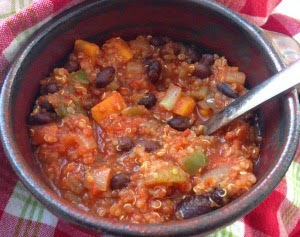 Black Bean and Sweet Potato Chili - Kim's Welcoming Kitchen