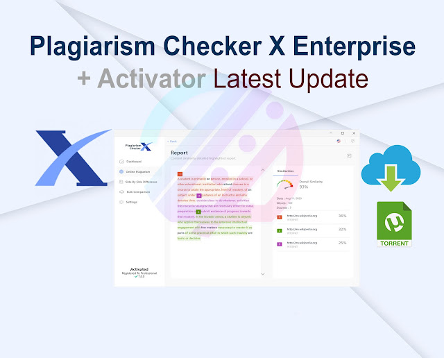 Plagiarism Checker X Enterprise 9.0.3 + Activator Latest Update