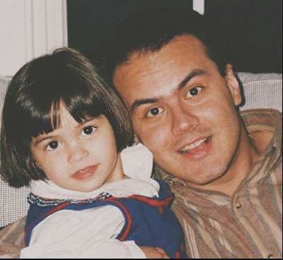 Camila Mendes With Her Father in Childhood Photo 2