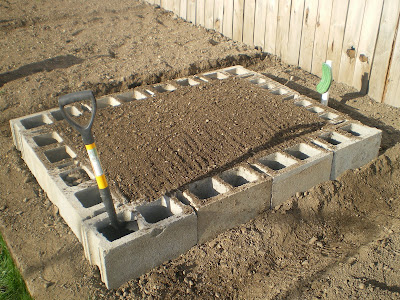 Cinder Block Garden Beds on Raised Bed Gardening Blog  Building A Cinder Block Raised Garden Bed