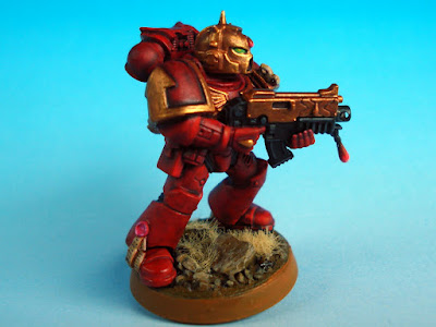 Blood Angels Space Marine pomalowany przez red_gobbo
