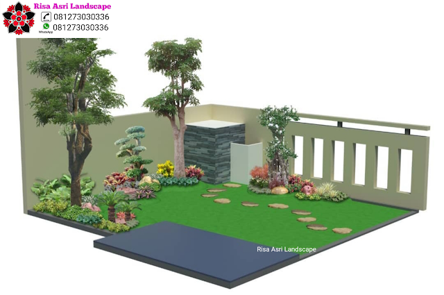 Desain 3d Taman Garden Landscape - Risa Asri Landscape