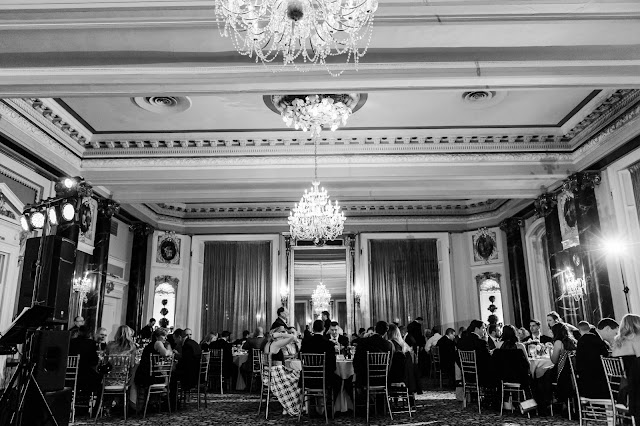 A classic formal winter wedding at the Hotel Monaco and The Belvedere in Baltimore, Maryland Photographed by Heather Ryan Photography