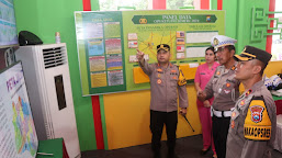 Jamin Arus Mudik Lancar, Kapolres Pasuruan Kunjungi Pos Pam Ketupat Semeru 2024