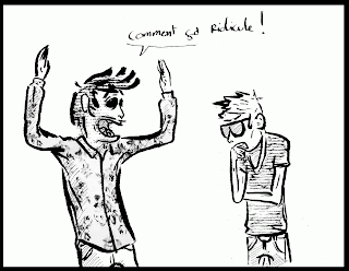Ed et sa chemise | BD #3 la superette de modspe l'information en libre service arthur(e) arthur nelli dorian beaune tokatlian vincent dessin blog mode ed et ses emplettes