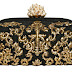 GLAMOROUS ACCESSORIES: Dolce & Gabbana Gold and Black Clutch