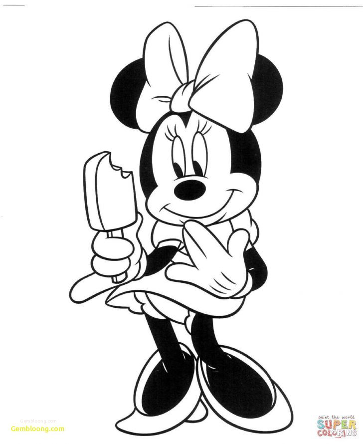 Coloring Pages Minnie Mouse Coloring