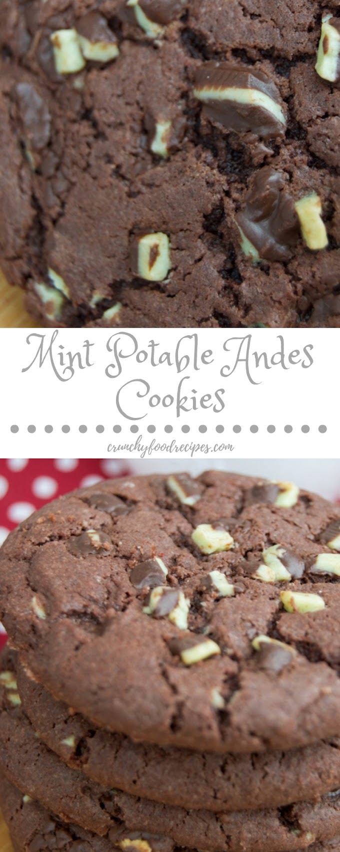 Mint Potable Andes Cookies #christmas #cookies