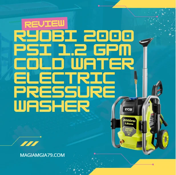 2000 PSI ELECTRIC PRESSURE WASHER - RYOBI Tools