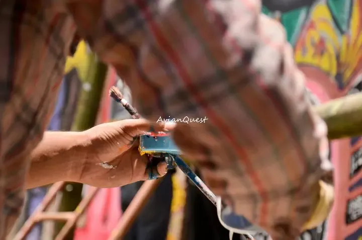 Tamawan Village Making of a Graffitti Mural Baguio City Philippines 48