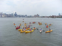 kayakers on the river