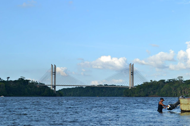 Guyane, Brésil, Oiapoque, Oyapock