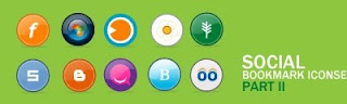 Free Social Bookmark Icons for Blogger - Social Bookmark Iconset Part II