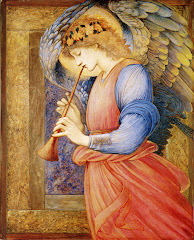burne-jones, angel, playing, flageolet, 1878, music, instrument