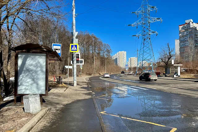 улица Богатырский Мост, Белокаменное шоссе